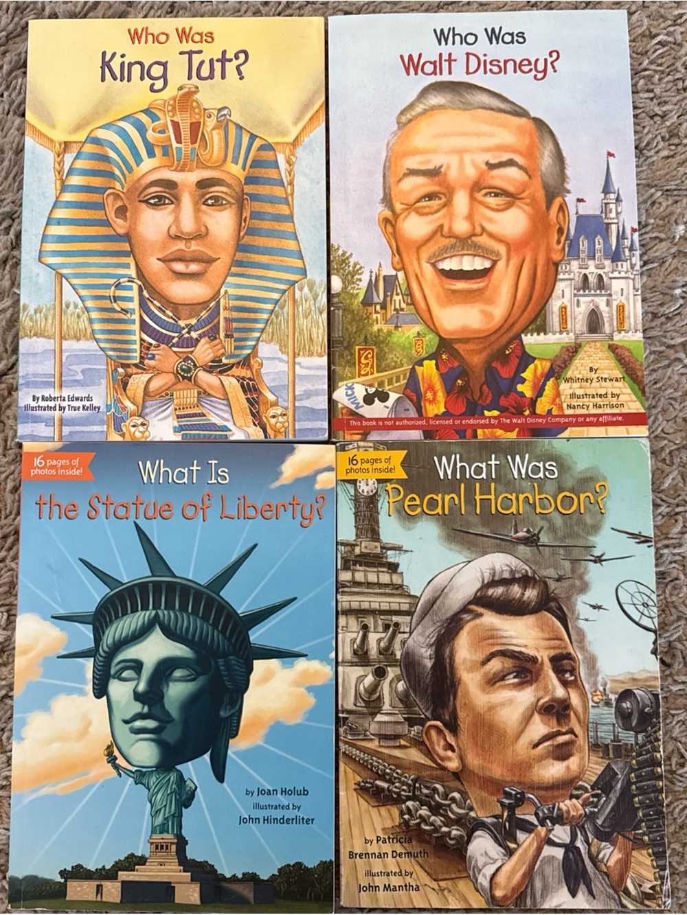 Lot of 9 Who Was / What Is Series Children's Biography Chapter Books HQ History - Picture 3 of 6